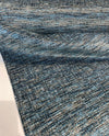 Tiara Aqua Teal Malachite Velvet Soft Upholstery Fabric 