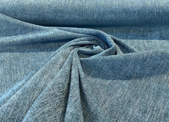 P Kaufmann Connector Teal Aegean Soft Chenille Upholstery Fabric