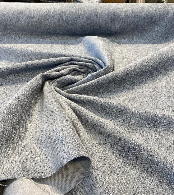 P Kaufmann Connector Blue Icecap Soft Chenille Upholstery Fabric 