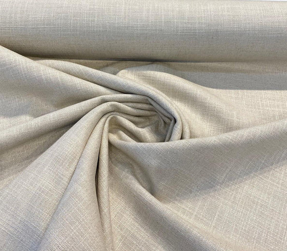 Darwin Linen Toast Italian Tailored Upholstery Drapery Fabric