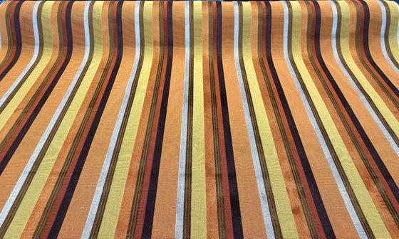 DV Kap Spark and Spunk Tan Stripe Upholstery Fabric 