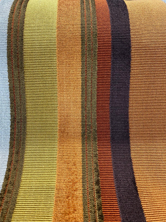 DV Kap Spark and Spunk Tan Stripe Upholstery Fabric 