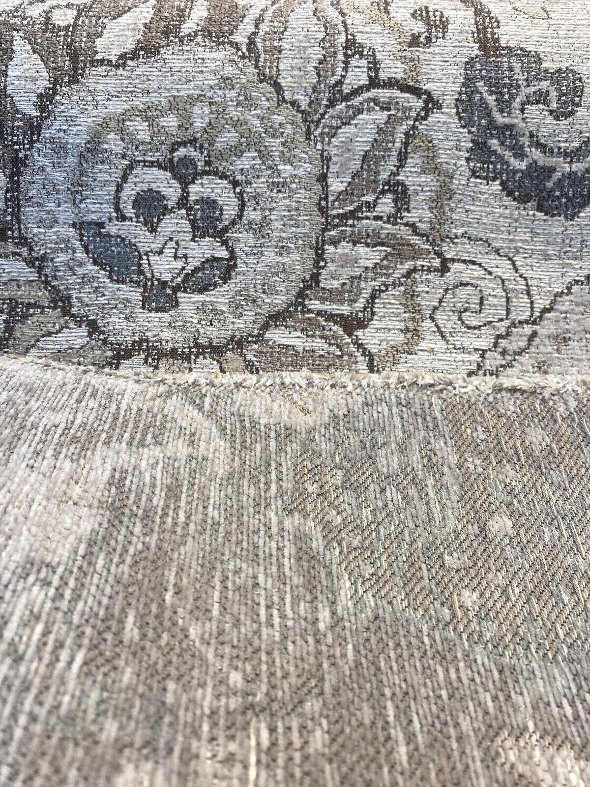 Chenille Upholstery Samson Slate Gray Fabric By The Yard