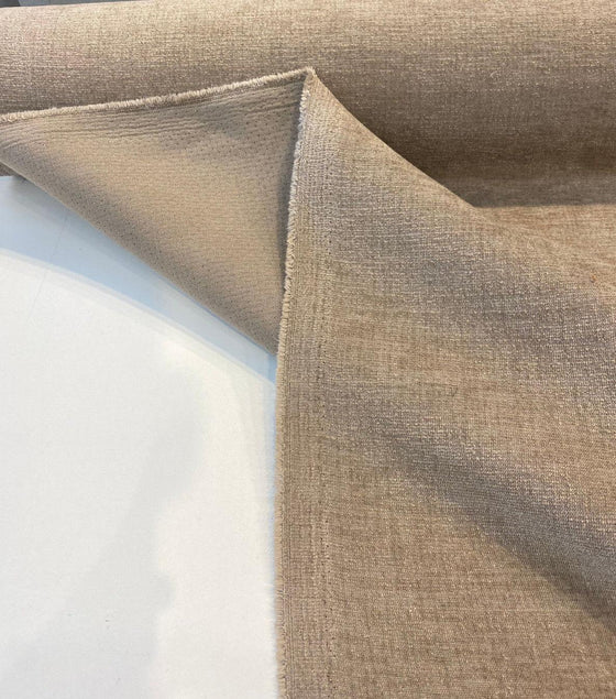 Sunbrella Outdoor Chenille Bliss Velvet Taupe Upholstery Fabric