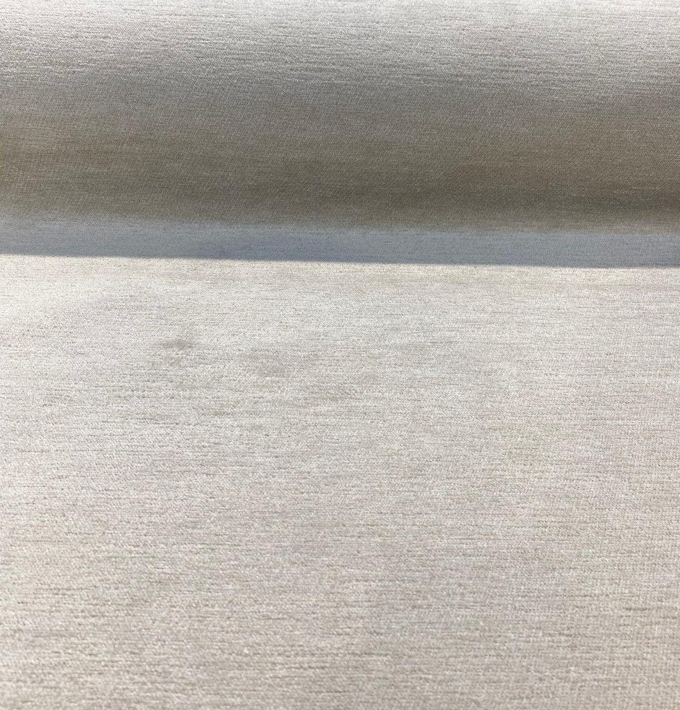 Chenille Carrera Beige Buff Upholstery Fabric 