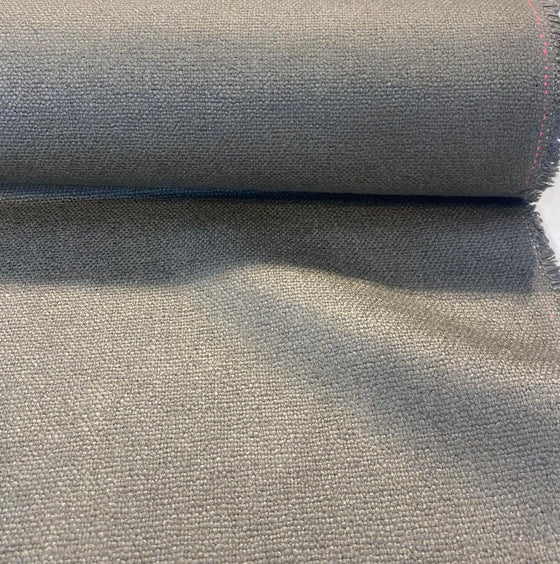 Fauna Linen Bark Taupe Tailored Italian Heavy Upholstery Fabric 