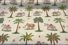  Rajah Tan Elephant Royal Drapery Upholstery Fabric
