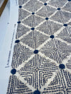 Waverly Wilshire Navy Embroidered Upholstery Multi Purpose Fabric
