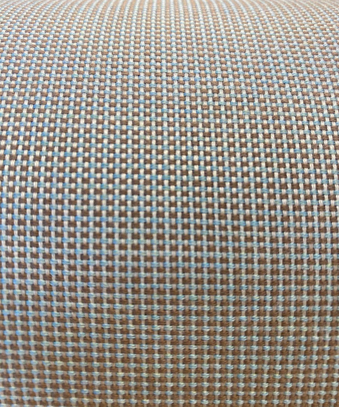 Sunbrella Outdoor Fife Silt Brown Teal Upholstery 54'' Fabric