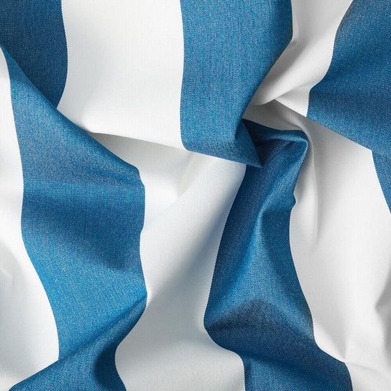 Sunbrella Cabana Regatta Blue Stripe Outdoor Fabric 