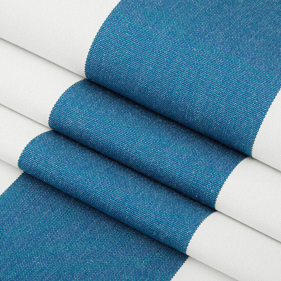Sunbrella Cabana Regatta Blue Stripe Outdoor Fabric 