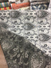 Charcoal Damask Fabric Chenille upholstery Fabric by the yard sofa chair couch