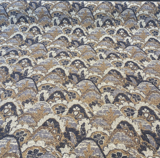 Upholstery Landscape Stark Pecan Graystone Chenille Tapestry Fabric By The Yard