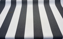  Sunbrella Classic Regal Stripes Black White Outdoor Fabric By the yard