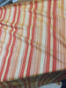 50 Yards Red with Gold Sheer  stripes 120'' inch double width Fabric