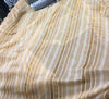 50  Yards Gold  stripes 120'' inch double width Fabric Made in turkey