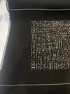 Sunbrella Soft Chenille Drift Onyx Black Outdoor Upholstery Fabric