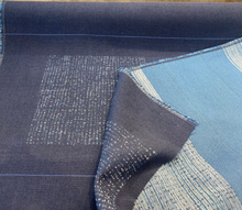  Sunbrella Soft Chenille Drift Blues Outdoor Upholstery Fabric 