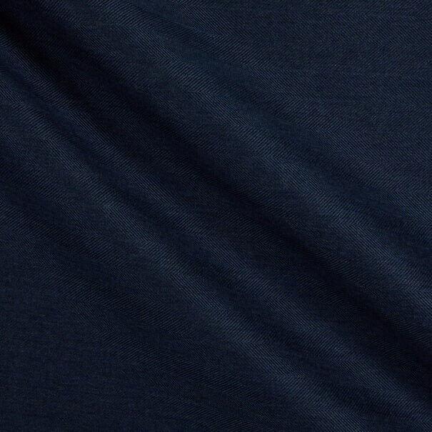 Sunbrella Switch Indigo Blue Herringbone Outdoor Upholstery Fabric By the yard