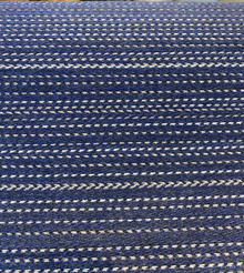  Sunbrella Achiever Stripes Navy Blue Upholstery Outdoor Fabric