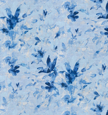  Waverly Soft Focus Sky Blue Floral Drapery Upholstery Fabric