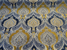  Blue Nile Damask Casablanca Chenille Upholstery Fabric