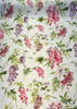White Floral Solita Elegance Mill Creek Drapery Upholstery Fabric