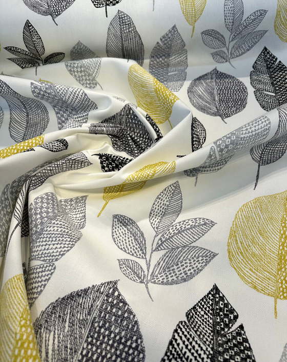 Rynell Mercury Leaves Richloom Drapery Upholstery Fabric By The Yard