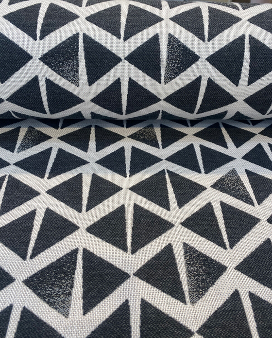 Sunbrella Spectacle Tuxedo Black White Outdoor Upholstery Fabric By the yard
