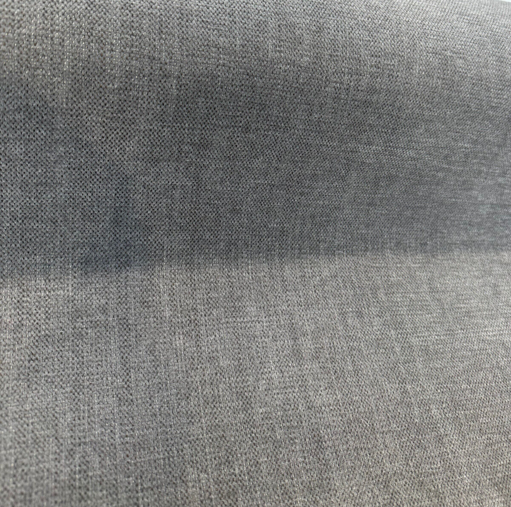 Crypton Performance Gray Disco Slate Chenille Upholstery Fabric By The Yard