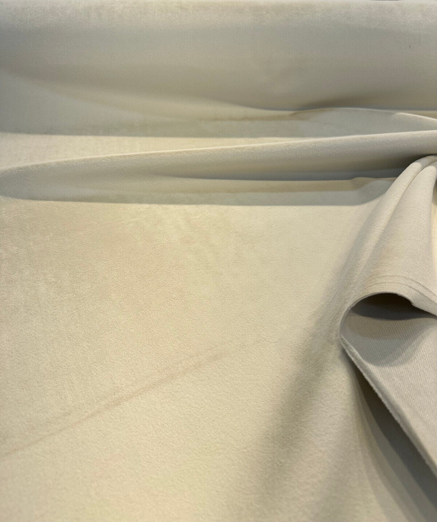 Marino Ivory Velvet Merrimac Upholstery Fabric