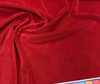 Italian Alpaca Flame Red Mario Sirtori Upholstery Fabric By The Yard