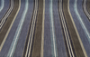 Zola Earth Blue Italian Stripe Drapery Upholstery Fabric 