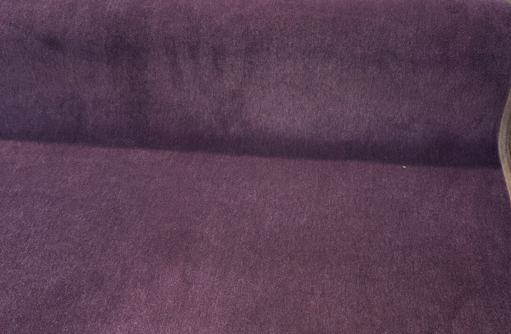 Italian Alpaca Purple Eggplant Mario Sirtori Upholstery fabric