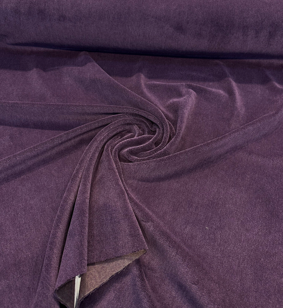 Italian Alpaca Purple Eggplant Mario Sirtori Upholstery fabric