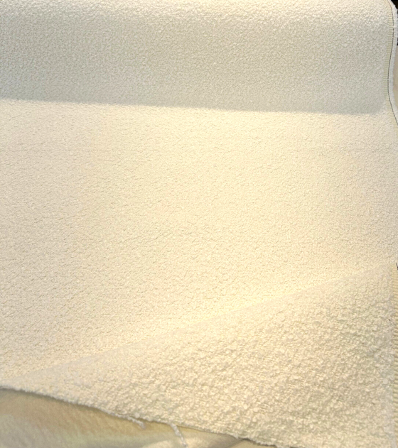 Heavy Boucle White Cream Upholstery Fabric