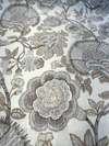 Richloom Floral Jacobean Vintage Stone Drapery Upholstery Fabric By The Yard