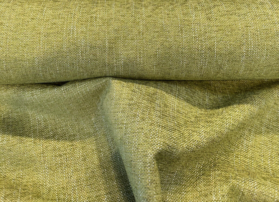 Crypton Performance Green Lime Endure Chenille Upholstery Fabric By The Yard