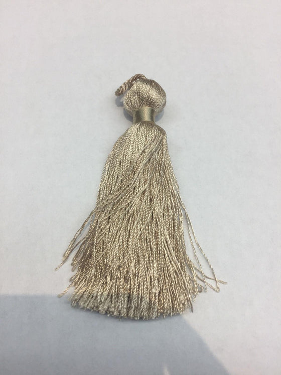 25 pieces simple Taupe Key tassel perfect for runners pillows keychains