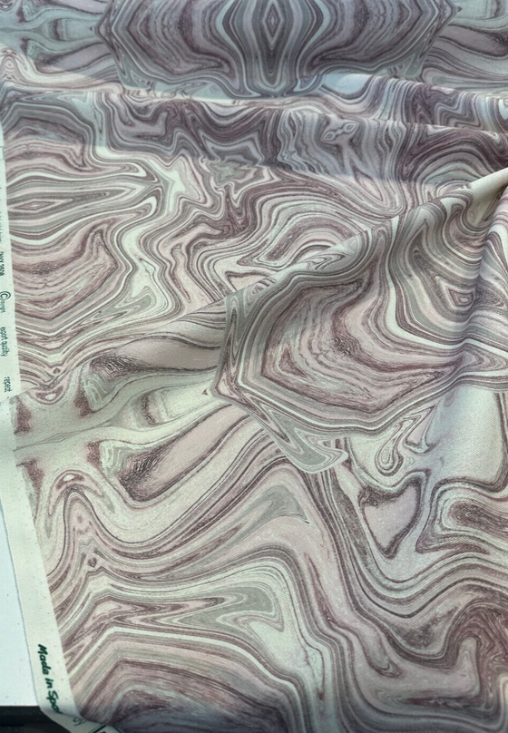 Zendaya Amethyst Lavender Drapery Upholstery Fabric 