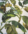 Forest Banana Leaves Cotton Green Drapery Upholstery Fabric 