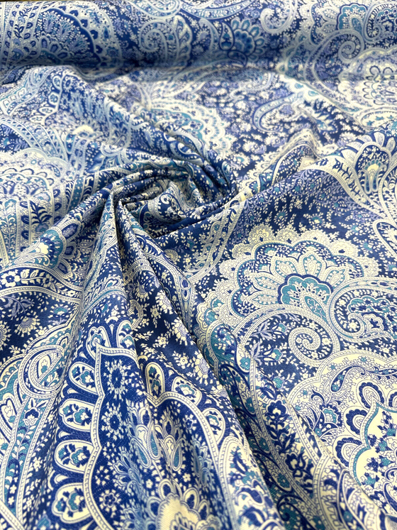 Sultans Paisley Lapis Blue P Kaufmann Fabric By the Yard