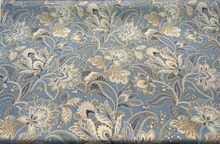  Swavelle Valdosta Blue Porcelain Linen Rayon Fabric