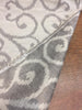 Scroll Linen Cotton Polyester Drapery Upholstery fabric by the yard