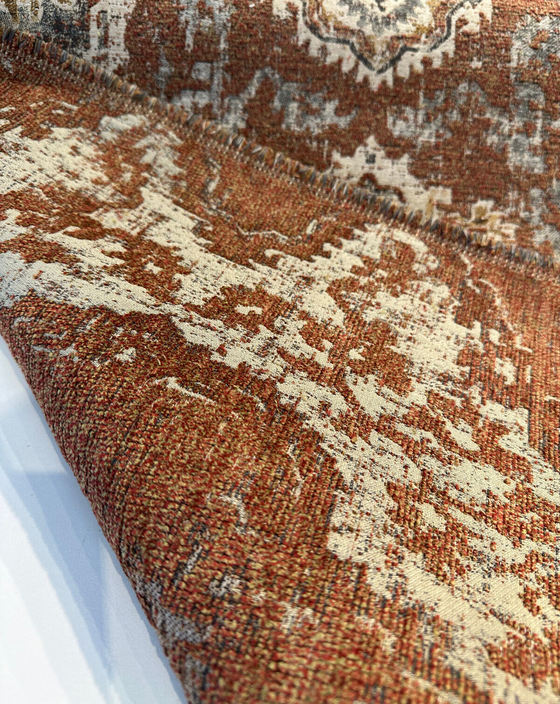 Eastview Auburn Damask Swavelle Chenille Upholstery Fabric
