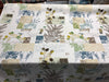 Richloom Brigitte Sky Blue Green  French Script Paris Floral Fabric By the yard