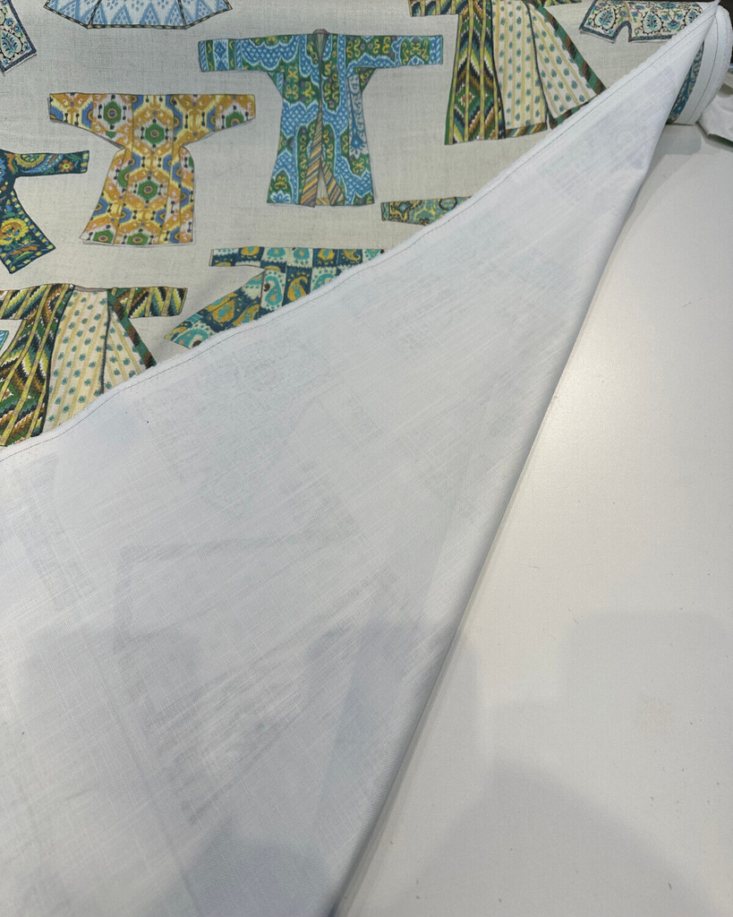 Swavelle Hanako Duck Jadestone Drapery Upholstery Fabric by the Yard