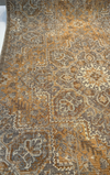 Upholstery Swavelle Riggs Damaask Sienna Pecan Chenille Fabric