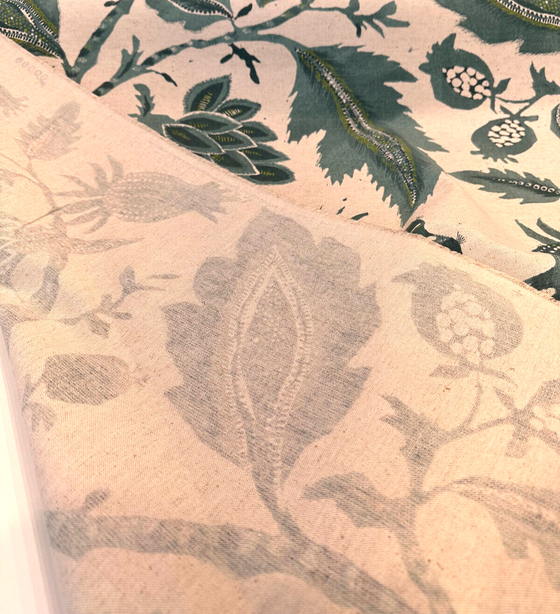 Richloom Nighting Mallard Teal Linen Drapery Upholstery Fabric 