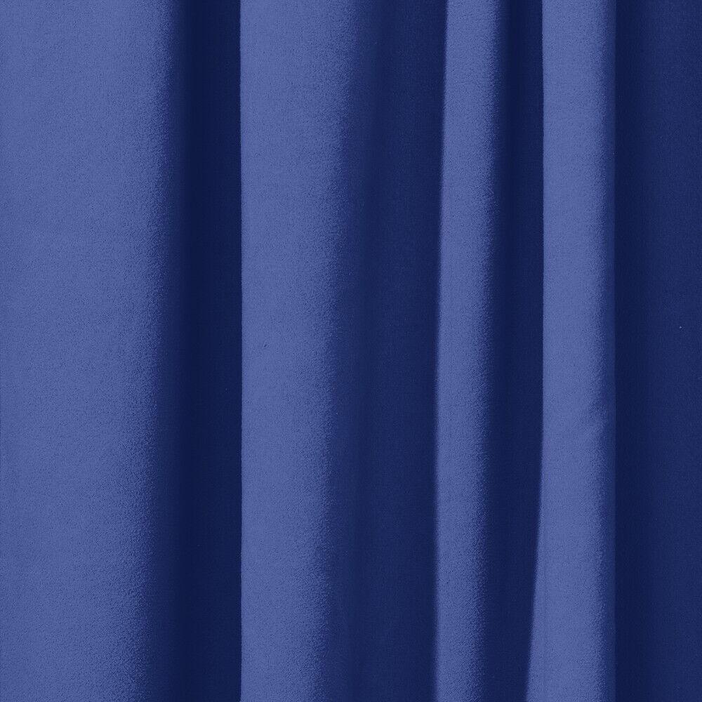 Rose Brand Encore Royal Blue Synthetic Velour 15 oz. Opaque Fabric by the yard